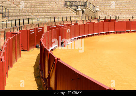 Les arènes de Séville, Séville, Andalousie, Espagne, Europe. Banque D'Images