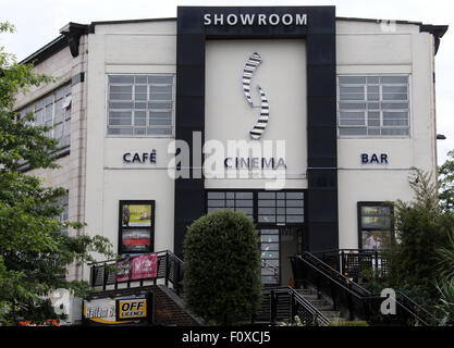 Cinéma showroom à Sheffield Banque D'Images