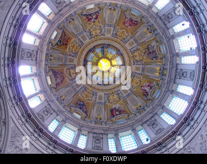 La Cathédrale de Berlin, à l'intérieur du dôme, Allemagne Banque D'Images