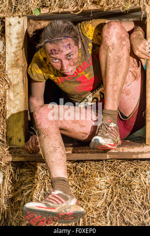 Tough Mudder Sud Ouest 2015 Banque D'Images