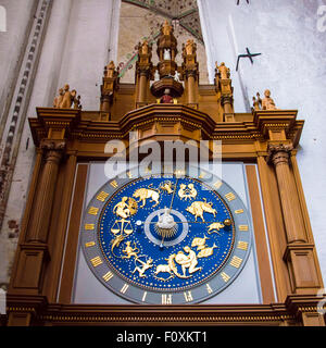 Horloge zodiaque Banque D'Images