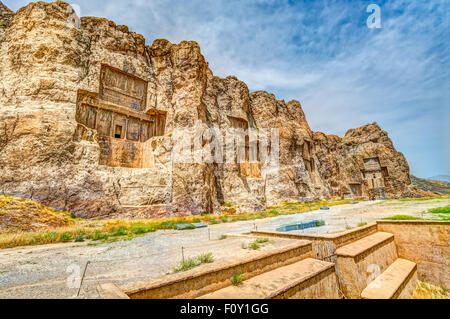 Naqsh-e Rustam Panorama Banque D'Images