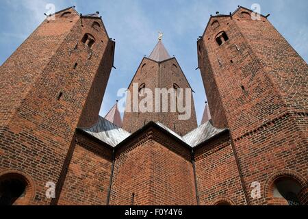 Eglise Notre Dame de Kalundborg, Danemark Banque D'Images