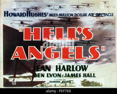 Hell's Angels (1930) - 01 - l'affiche de film Banque D'Images