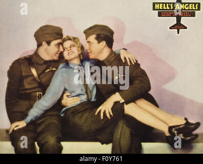 Hell's Angels (1930) - 03 - l'affiche de film Banque D'Images