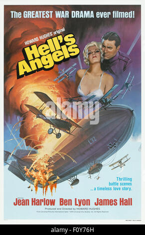 Hell's Angels (1930) - 06 - l'affiche de film Banque D'Images