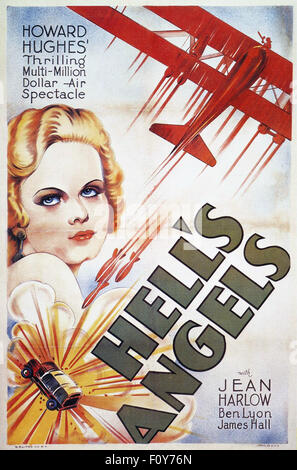 Hell's Angels (1930) - 07 - l'affiche de film Banque D'Images