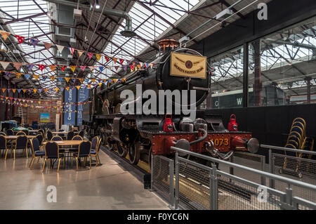 La vapeur, le Museum of the Great Western Railway, Swindon, Royaume-Uni Banque D'Images