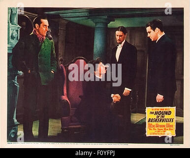 The Hound of the Baskervilles 1939 - 11 - l'affiche de film Banque D'Images