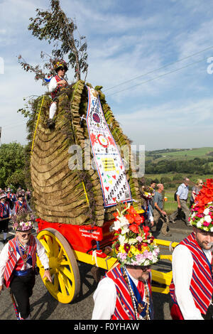 Le Ruschart Uppermill Saddleworth Festival dimanche 23 août 2015). Banque D'Images