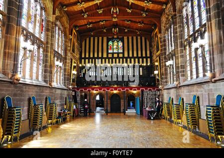 La grande salle à St Marys Guildhall, Coventry, West Midlands, England, UK, Europe de l'Ouest. Banque D'Images