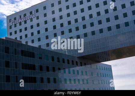 19 août 2015 - Dallas, Texas, USA : vues extérieures de la nouvelle addition de Parkland Memorial Hospital Banque D'Images