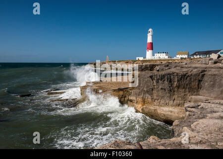 Le phare de Portland Bill Dorset England UK Banque D'Images