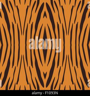 Seamless Vector illustration de tiger stripe pattern. Modèle magnifique faite par la Mère Nature. Illustration de Vecteur