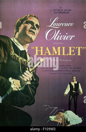 Hamlet (1948) - Film - Poster Banque D'Images
