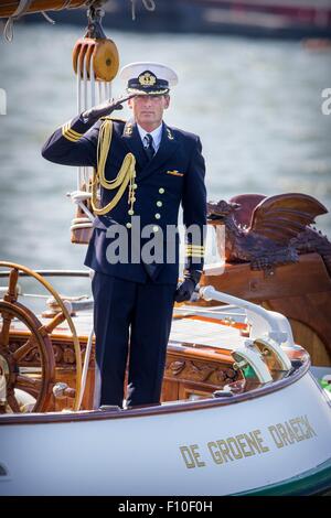 Amsterdam, Pays-Bas. Août 23, 2015. Prince Maurits à Sail 2015 à Amsterdam, Pays-Bas, 23 août 2015. Photo : Patrick van Katwijk/ POINT DE VUE - PAS DE FIL - SERVICE/dpa/Alamy Live News Banque D'Images