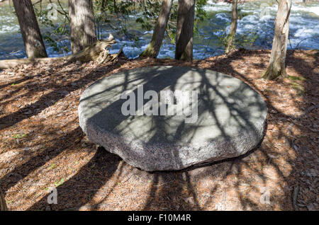 Parties d'un ancien moulin en pierre Mill of Kintail Almonte (Ontario) Banque D'Images