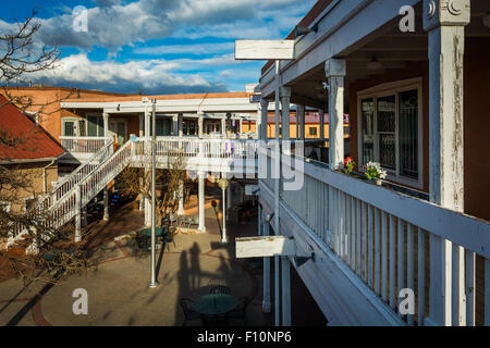 Vue sur la vieille ville d'Albuquerque, Nouveau Mexique. Banque D'Images