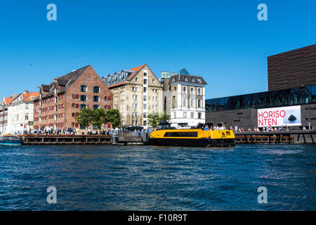 Nyhavn, le Théâtre Royal par Lundgaard & Tranberg à Copenhague, Banque D'Images