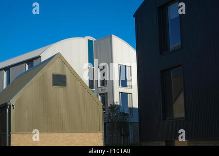 L'architecture moderne : Penglais ferme, étudiant nouvellement construit appartement hébergement dans des résidences de l'Université d'Aberystwyth au Pays de Galles , Grande-Bretagne Banque D'Images