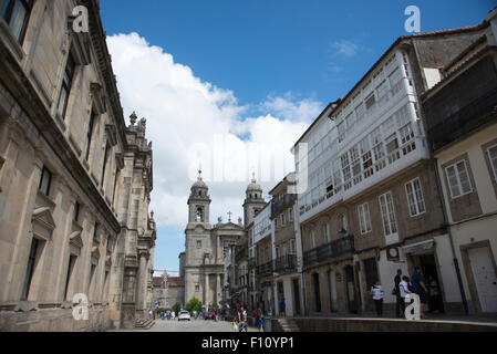 Eglise et monastère de San Francisco à Santiago de Compostela Banque D'Images