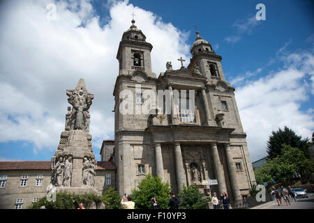 Eglise et monastère de San Francisco à Santiago de Compostela Banque D'Images