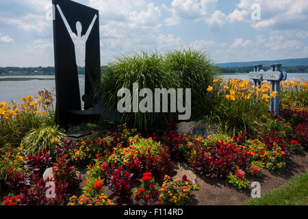 Au jardin de la paix parc Riverfront Harrisburg PA Banque D'Images