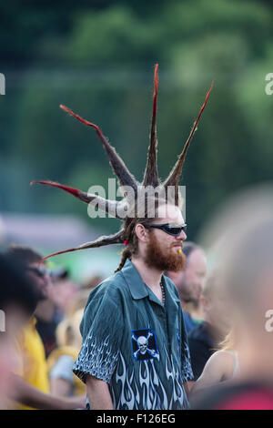 Festival de musique en châteaux CZ Hradec NAD Moravici, la République tchèque, le 21 août 2015. (Photo/CTK Frantisek Gela) Banque D'Images