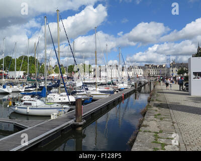 Vannes : port / marina Banque D'Images