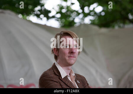 Édimbourg. UK. 25 août. Edinburgh International Book Festival. Jour 11 Edinburgh International Book Festival a lieu à Charlotte Square Gardens. Owen imagée Hatherley. Pako Mera/Alamy Live News Banque D'Images