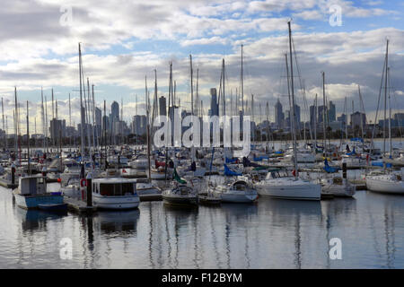 Les toits de Melbourne de St Kilda Banque D'Images