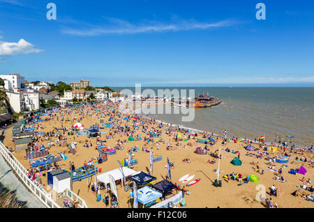 La plage de Broadstairs, Kent, England, UK Banque D'Images