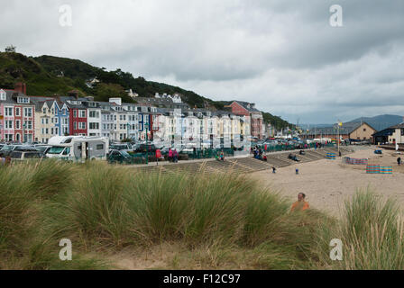 Aberdovey front de mer, Gwynedd, Pays de Galles, Royaume-Uni Banque D'Images