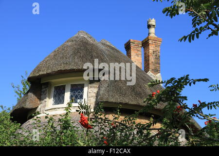 Cottage circulaire, hameau de Blaise, Bristol, National Trust, Angleterre, Royaume-Uni. Architecte, John Nash. Banque D'Images