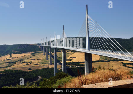 Viaduc de Millau Banque D'Images