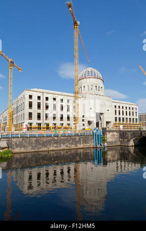 Site de construction du château, l'île aux musées, Berlin, Allemagne Banque D'Images