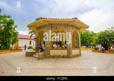 Centre-ville, Santiago est l'une des plus grandes villes de Panama et une importante plaque tournante du transport dans la région. Banque D'Images