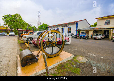 Centre-ville, Santiago est l'une des plus grandes villes de Panama et une importante plaque tournante du transport dans la région. Banque D'Images