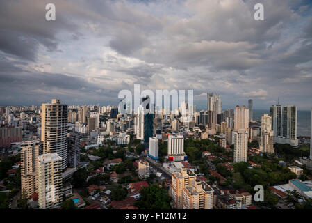 Sur les toits de la ville de Panama City Banque D'Images