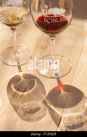 Vins, Roblar Roblar Winery, Santa Ynez Valley, Californie Banque D'Images