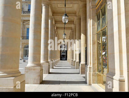 L'architecture traditionnelle, Palais Royale, Paris, France Banque D'Images