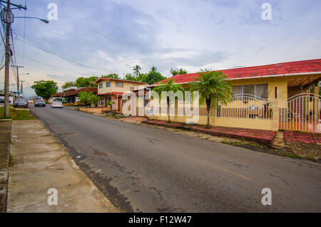 San José de David est une ville et corregimiento situé dans l'ouest du Panama. Elle est la capitale de la province de Chiriqui. Banque D'Images