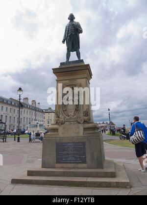 Statue de légende Cook à Whitby Banque D'Images