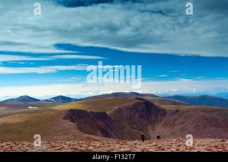 Stob Coire un t-Sneachda et dans le Nord de Cairn Gorm Corries, le parc national de Cairngorm, Badenoch & Speyside Banque D'Images