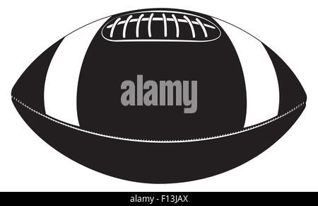 ballon de Rugby Illustration de Vecteur