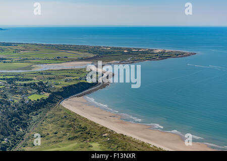 Shell Island s'approchant du nord de Snowdonia, au nord du Pays de Galles, au Royaume-Uni Banque D'Images