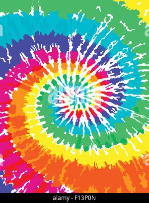 Tie Dye Background Illustration de Vecteur
