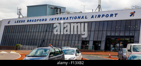 L'aéroport international de Leeds Bradford Banque D'Images