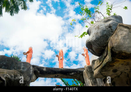 Beau complexe du Temple Dambulla au Sri Lanka Banque D'Images