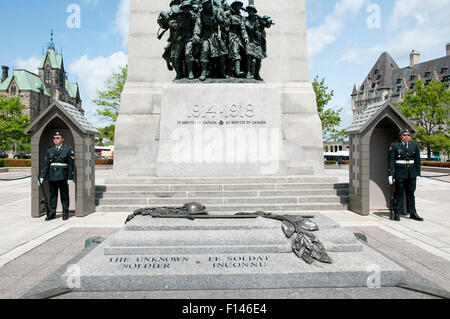 Monument commémoratif de guerre du Canada - Ottawa - Canada Banque D'Images